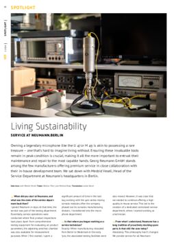 VDT: Living Sustainability SERVICE AT NEUMANN.BERLIN (English)